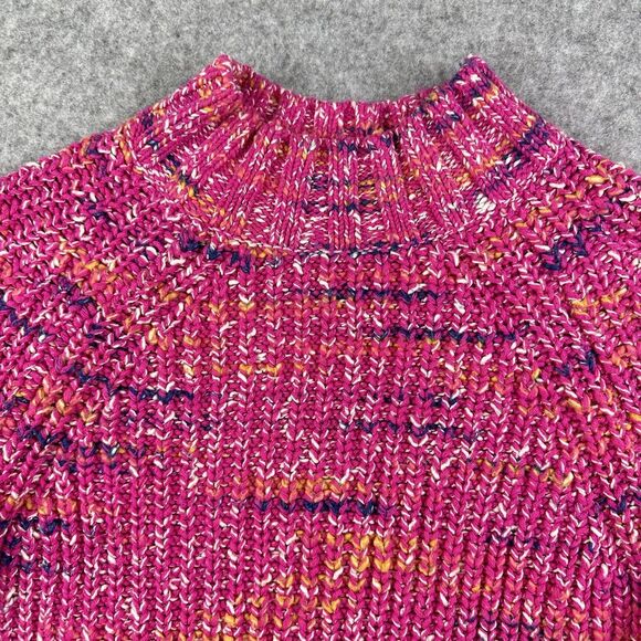 GAP Sweater Womens Small Multi Marl Knit Pullover Acrylic Warm Cozy Lightweight - Picture 8 of 13